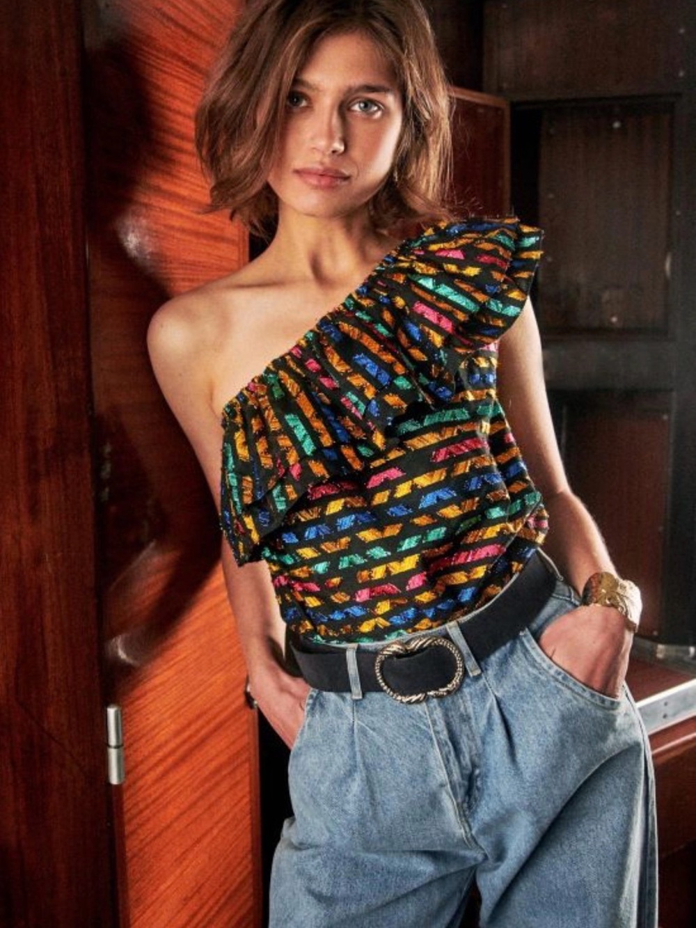 Sézane Adeline white top